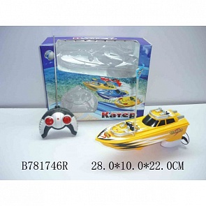 Катер на радиоуправлении со светом (Tongde, B781746Rsim)